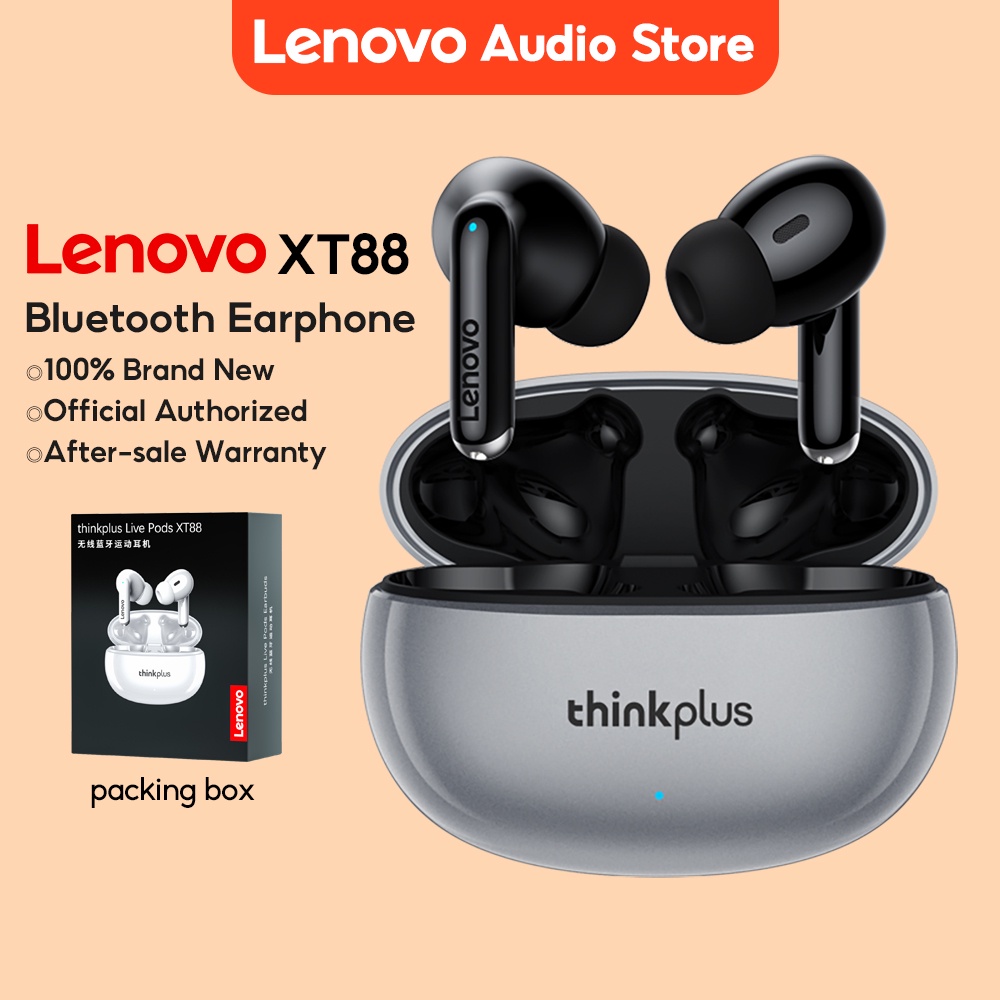 [Mã ELBMO2 giảm 12% đơn 500K] Tai nghe Bluetooth Lenovo XT88 có micrô Âm thanh trầm tuyệt vời