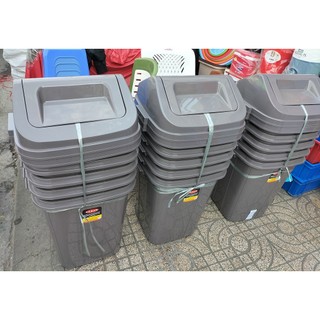 Thùng rác lật đại - thùng rác nắp lật size lớn nhất