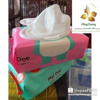 [Thùng 32 gói] khăn giấy ướt Phú Đạt không mùi