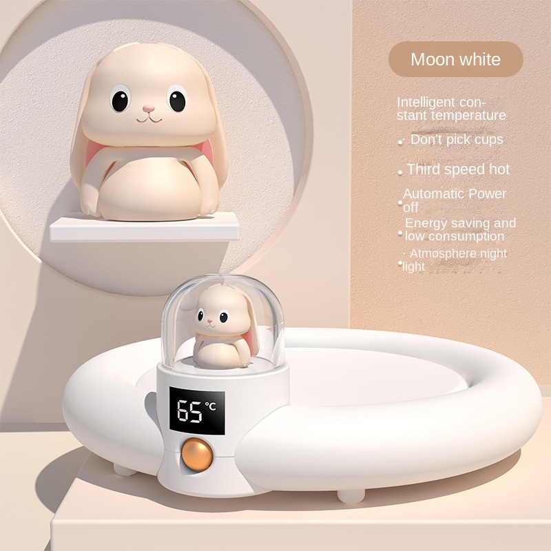 Fnelse Mới Đế Lót Ly Giữ Ấm Tự Động Có Đèn Led Độc Đáo