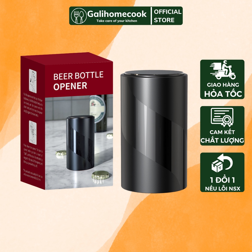 Dụng cụ mở bia thế hệ mới 2022, hút nắp chai tự động | Galihomecook