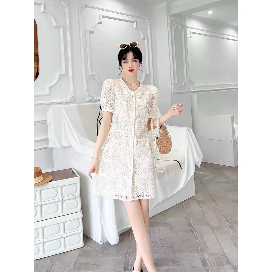 ( 50kg -> 90klg ) ĐẦM REN HỌA TIẾT LÓT THUN SANG TRỌNG