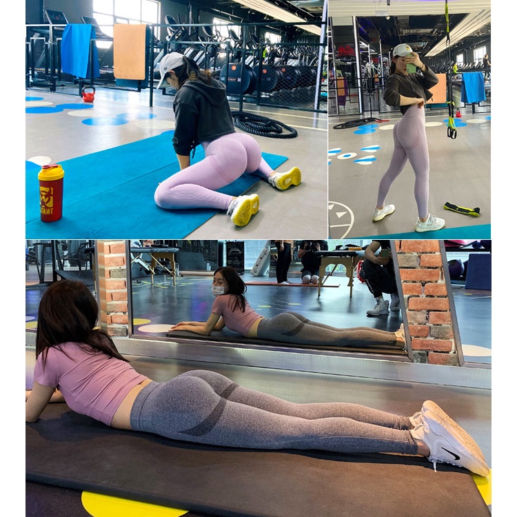 Quần tập gym nữ chun mông, quần legging thể thao nữ tôn dáng, vải co giãn thoải mái B07