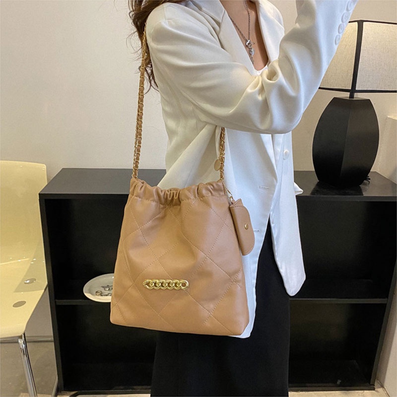 Mischa Túi Xách Da PU Màu Trơn Phong Cách Phương Tây Thời Trang Cho Nữ