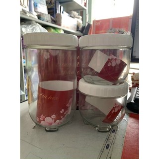 Bộ 3 hũ đựng thực phẩm, hkm Unilever