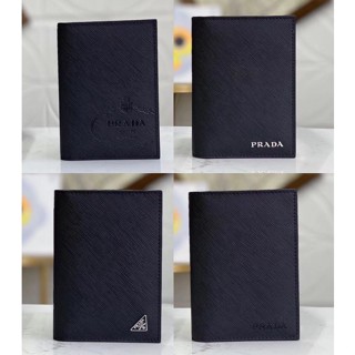Hình ảnh thực tế PRADA người đàn ông hộ chiếu clip gốc xác thực 2MV017 PRADA thời trang ví của người đàn ông (với hộp)