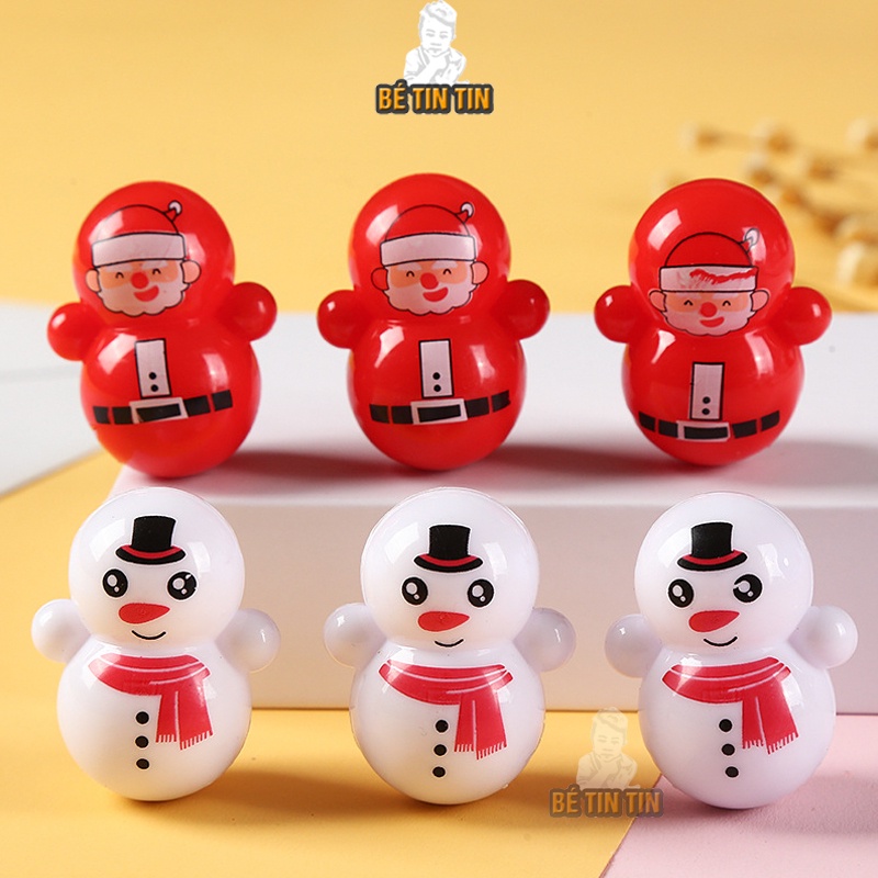 Combo 10 Lật đật ngẫu nhiên  mini  đồ chơi cho bé nhiều mẫu dễ thương