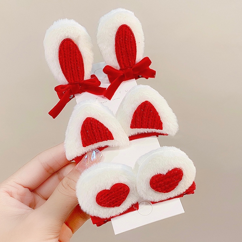 Set 2 Kẹp Tóc Hoạt Hình Dễ Thương