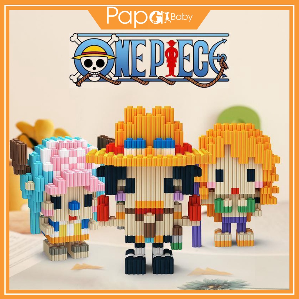 Mô hình lắp ráp hải tặc one piece, đồ chơi lắp ráp,đồ chơi lắp ráp mô hình nhân vật, lắp ráp nhân vật anime