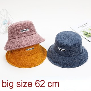 Mũ bucket chất liệu len lông cừu ấm áp thời trang thu đông cho nam nữ