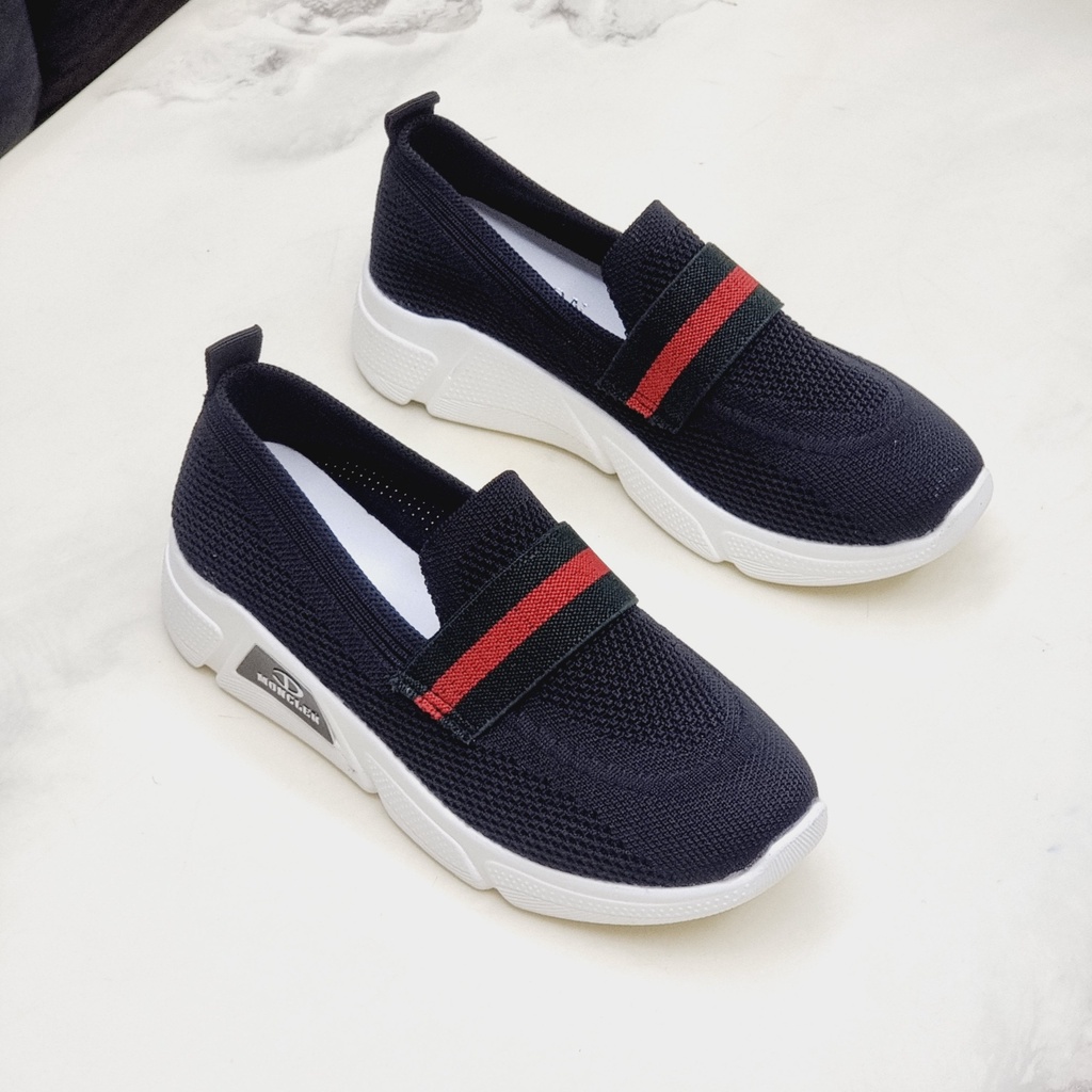 Giày Thể Thao Đế Độn GUCCI Cao 5 Phân 💥HÀNG QUẢNG CHÂU💥 Quai Thun Co Dãn - Tăng Chiều Cao 9907