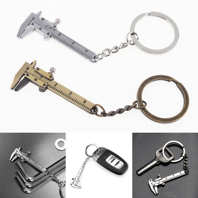 Móc Khóa Xe Hơi / Túi Xách Mini Bằng Hợp Kim Kẽm Có Thể Đo Lường Bền Thời Trang Sáng Tạo Phổ Biến Cho Nam Và Nữ