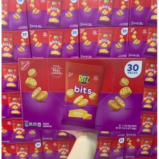 Bán lẻ 6 goi Date 2/24 Bánh Ritz phô mai Mỹ