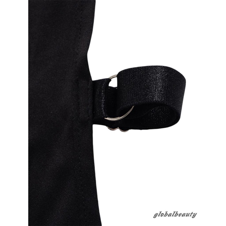 Đầm Sát Nách Cổ Tròn Màu Đen Thời Trang Mùa Hè Cho Nữ