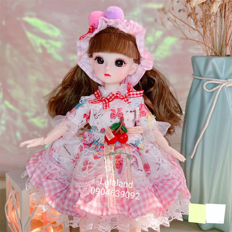 Búp bê cho bé gái cao 30cm, búp bê barbie công chúa dễ thương đồ chơi