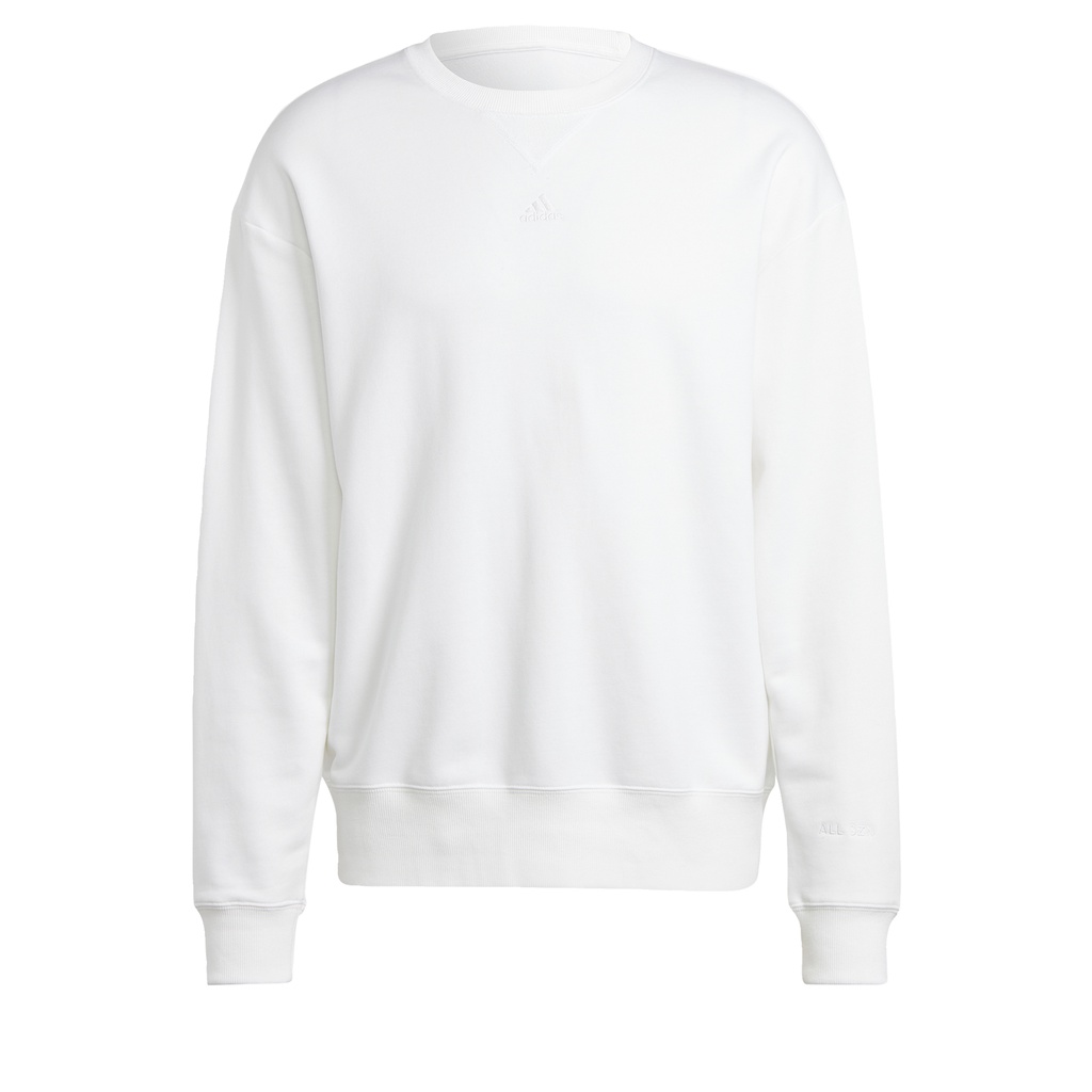 adidas Phong cách sống Áo Sweatshirt Vải Thun Da Cá ALL SZN Nam trắng IC9805