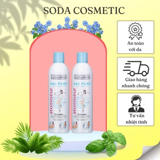 Xịt khoáng cấp nước làm dịu da Evoluderm Pháp 150ml