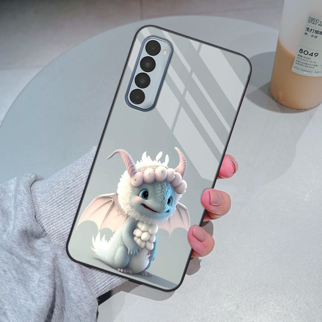 Ốp lưng cho OPPO Reno4 /  Reno4 Pro / Reno 4 in hình 12 con giáp Hot trend siêu dễ thương