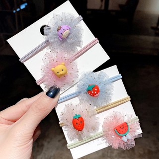 Dây cột tóc lại đơn giản