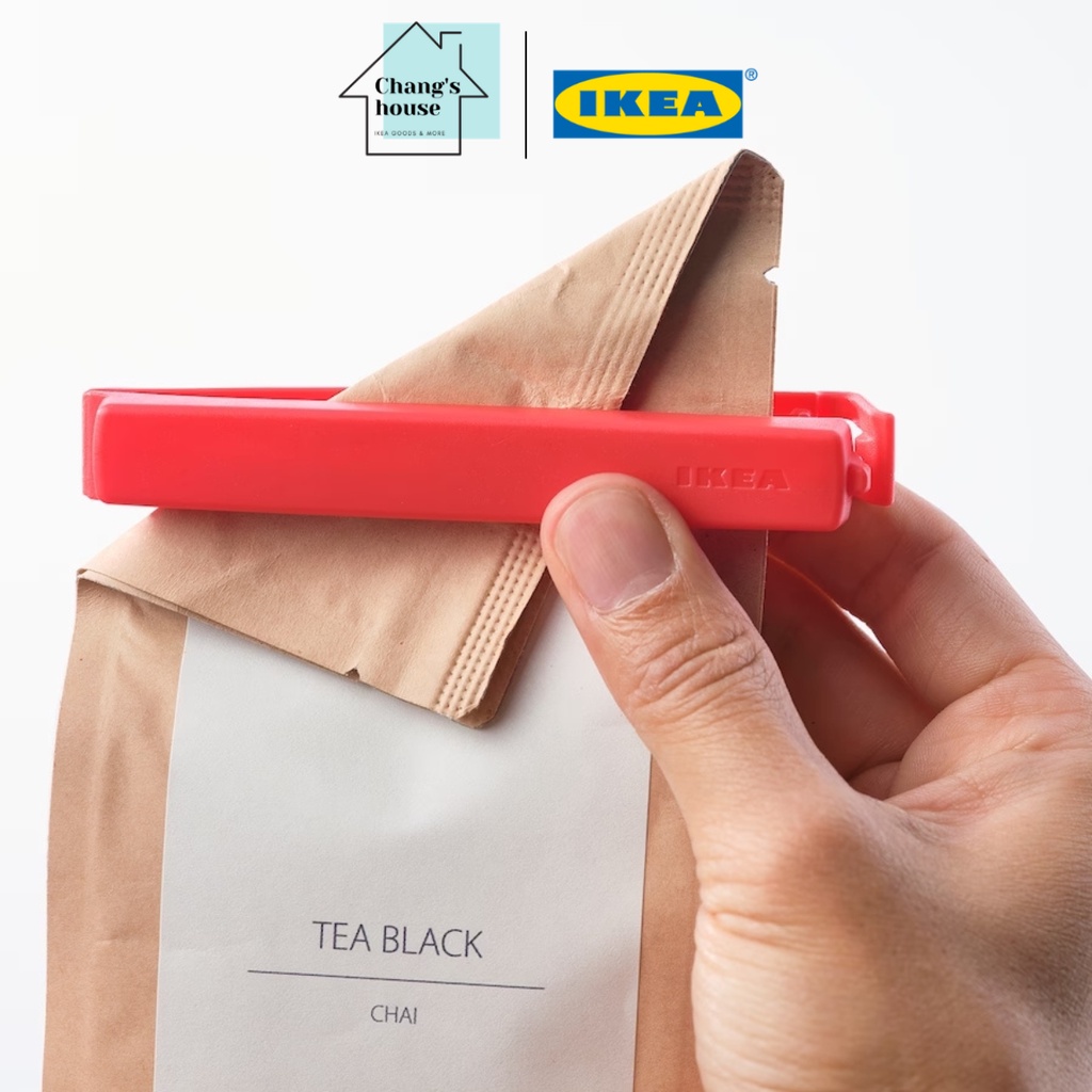 Kẹp miệng túi IKEA chính hãng - Tách set/ màu sắc ngẫu nhiên - IKEA BEVARA