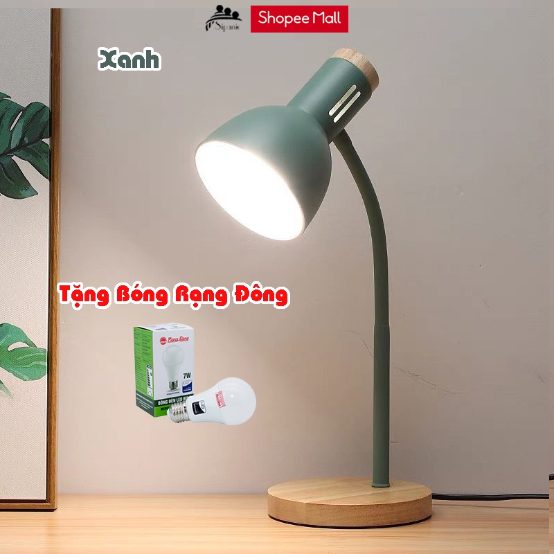 Đèn học chống cận, Sipanic dùng bóng LED Buld Rạng Đông bảo vệ mắt cho bé học tập, đọc sách