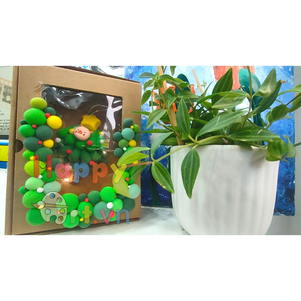 HỘP QUÀ TẶNG ĐẤT SÉT CHO MÙA GIÁNG SINH