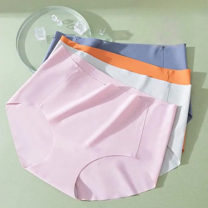 Quần Lót Nữ Su Cạp Cao Không Đường Viền, Quần Lót Cao Cấp, Đáy Dán Không Cộm Thoáng Mát ZANABRA L669