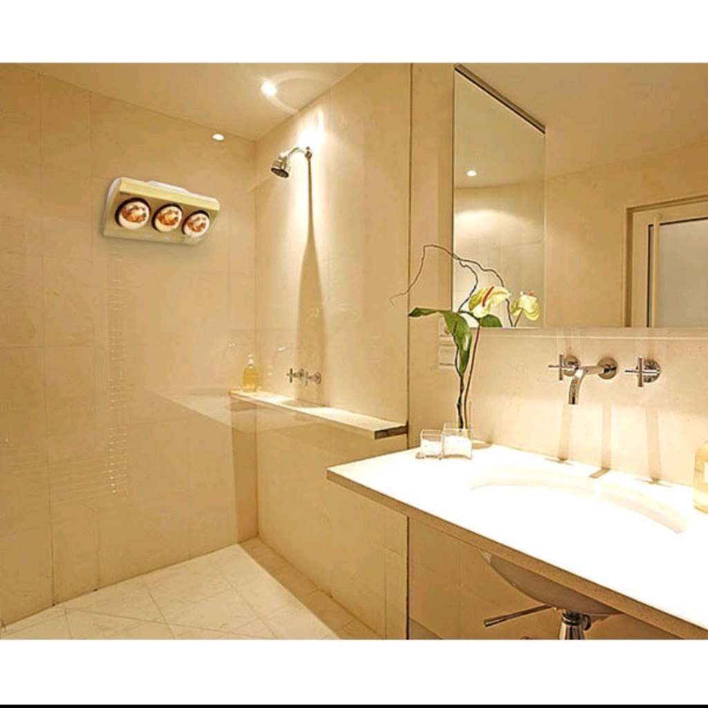 Đèn sưởi nhà tắm 3 Bóng , 2 Bóng , Bóng rời hàng chính hãng cho mùa đông không lạnh
