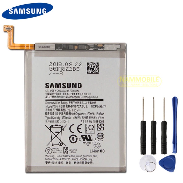 Pin Samsung Galaxy Note 10 Plus, N975, N975F, N975U, N975N EB-BN972ABU 4300mAh Zin + Tặng Keo dán Pin + FreeShip