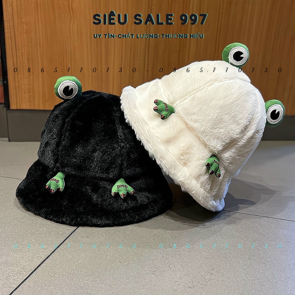 MŨ VÀNH QC ẾCH LÔNG THỎ CAO CẤP DÀY MỊN FORM CHUẨN ĐẸP