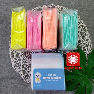 Set 3 gói khăn sữa 3 lớp kim ngân , khăn gạc xô cotton cho bé sơ sinh
