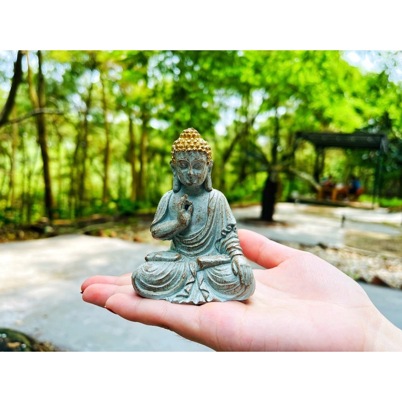 Tượng Phật Như Lai - Tượng phật trang trí xe ô tô - Đồ trang trí thủ công mỹ nghệ