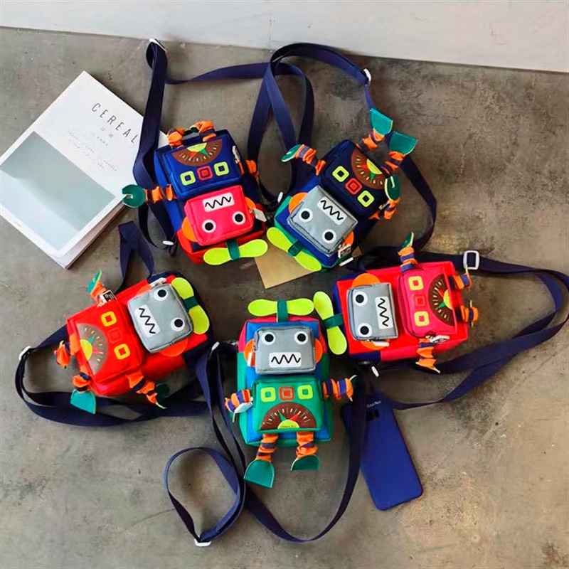 Túi Đeo Chéo Hình Búp Bê Hoạt Hình One Piece Thời Trang Hàn Quốc Dành Cho Trẻ Em