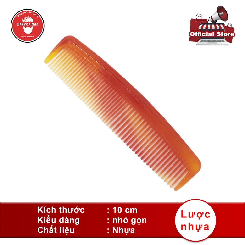 Lược thẳng màu hổ phách