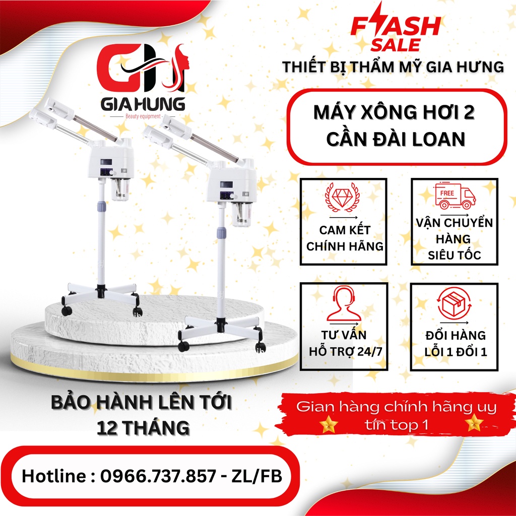 Máy Xông 2 Cần - Nóng và Lạnh