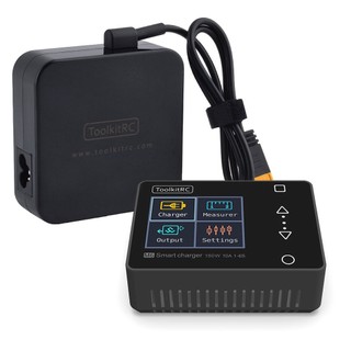 Toolkitrc m6 servo tester tool 150w 10a dc output 1-6s color screen multi-function charger and diagnostics for rc lipo battery