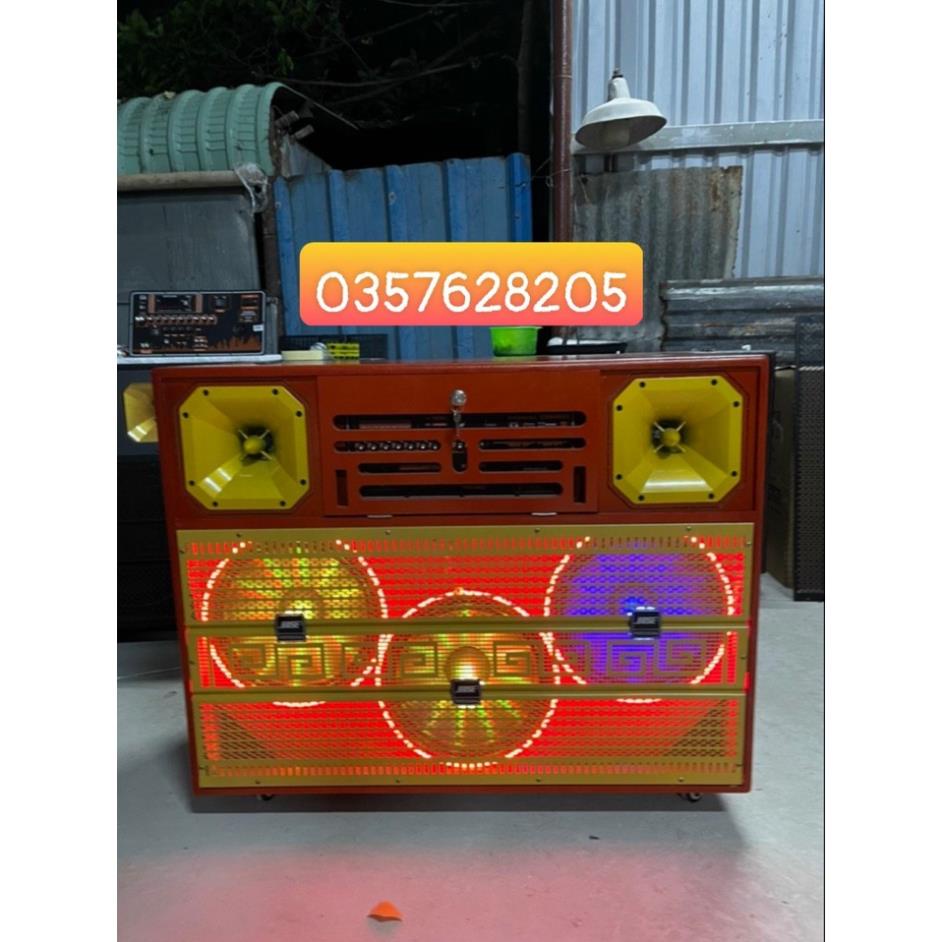 Loa Kéo 3 BASS Tấc Đôi Công Suất Khủng 1200w, 2 Micro Xịn Hát Karaoke Hay, Thích Hợp Cho Thuê, Hát Nhạc Sống