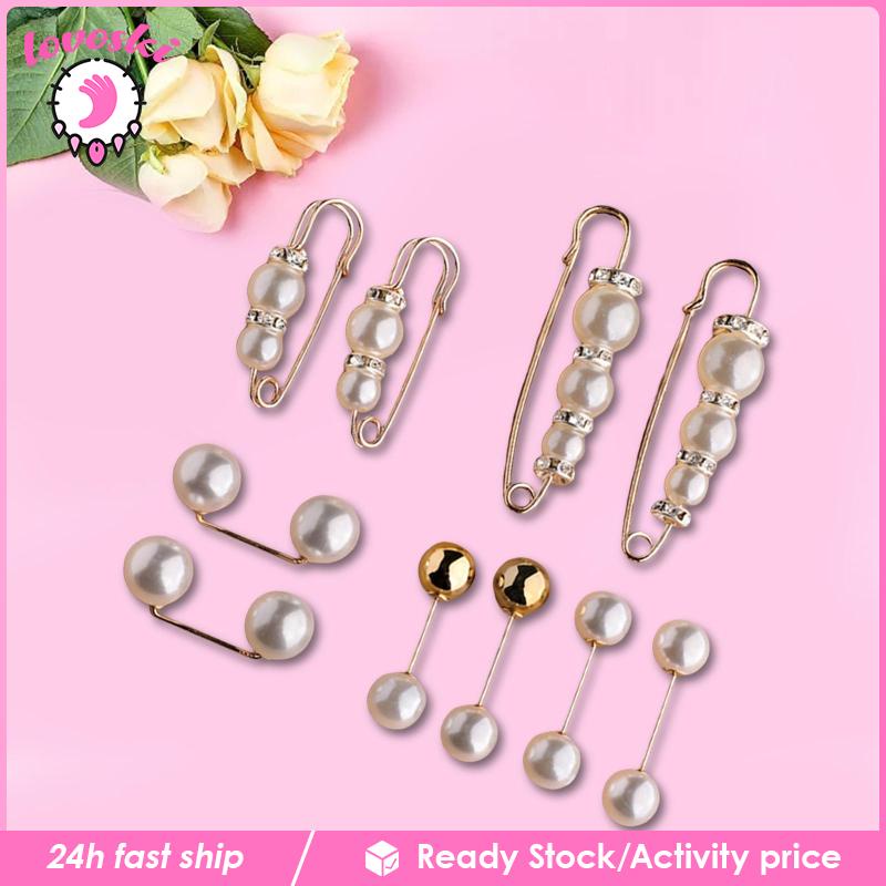 [Lovoski] Set 10 Kẹp Cài Khăn Choàng / Áo Len / Thắt Lưng An Toàn