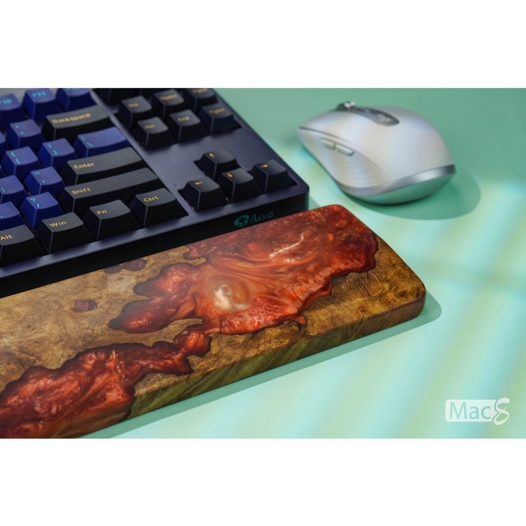 Kê tay resin gỗ Nu Alphawork Avocado Premium - Kê tay bàn phím