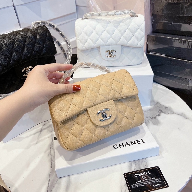 Túi xách cnl classic da hạt full box ảnh thật + video