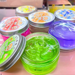  Slime ÔNG GIÀ ĐEO KÍNH 9 màu đẹp tuyệt công cụ giải trí hũ slam chất nhờn ma quái squishy hộp 200ML 