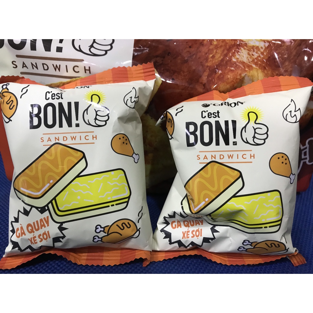 Bánh Ăn Sáng C'est Bon Orion Sandwich Sốt Bơ Phô Mai Chà Bông