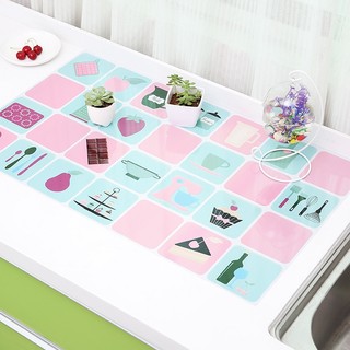 Giấy Dán Bếp Ô Vuông Chống Thấm Hiệu Quả