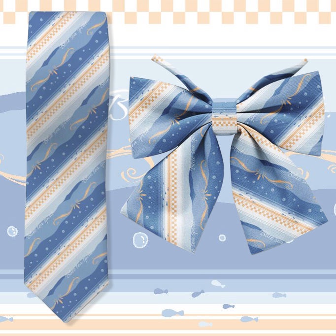 Cà Vạt Đồng Phục Vải Jacquard JK / DK Phong Cách Preppy Thủ Công Cho Nam Và Nữ