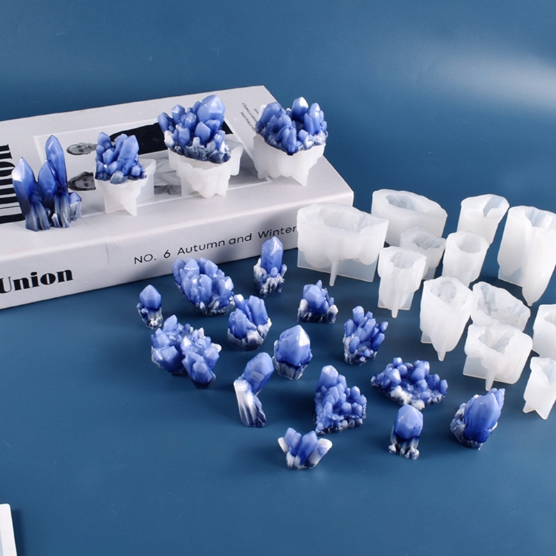 Khuôn Silicone Làm Đá Nhựa Resin Hình Ngọn Núi