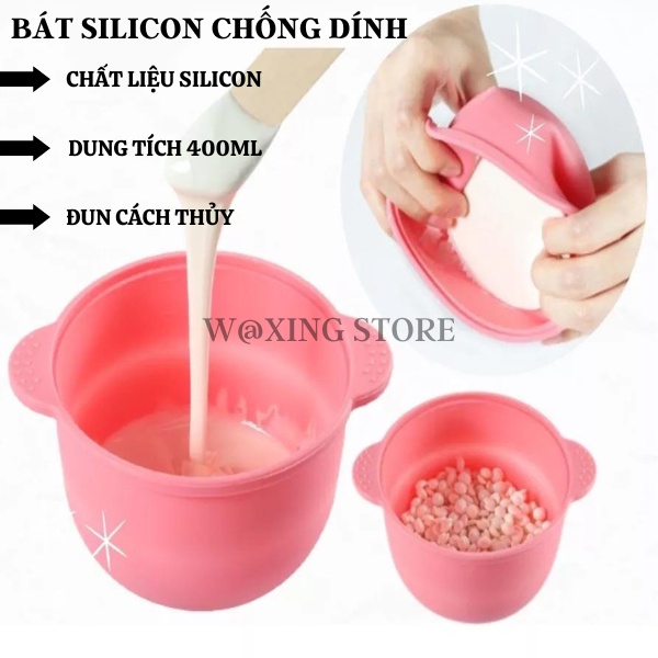 BÁT NẤU SÁP SILICON CHỐNG DÍNH,CHỊU NHIỆT TỐT