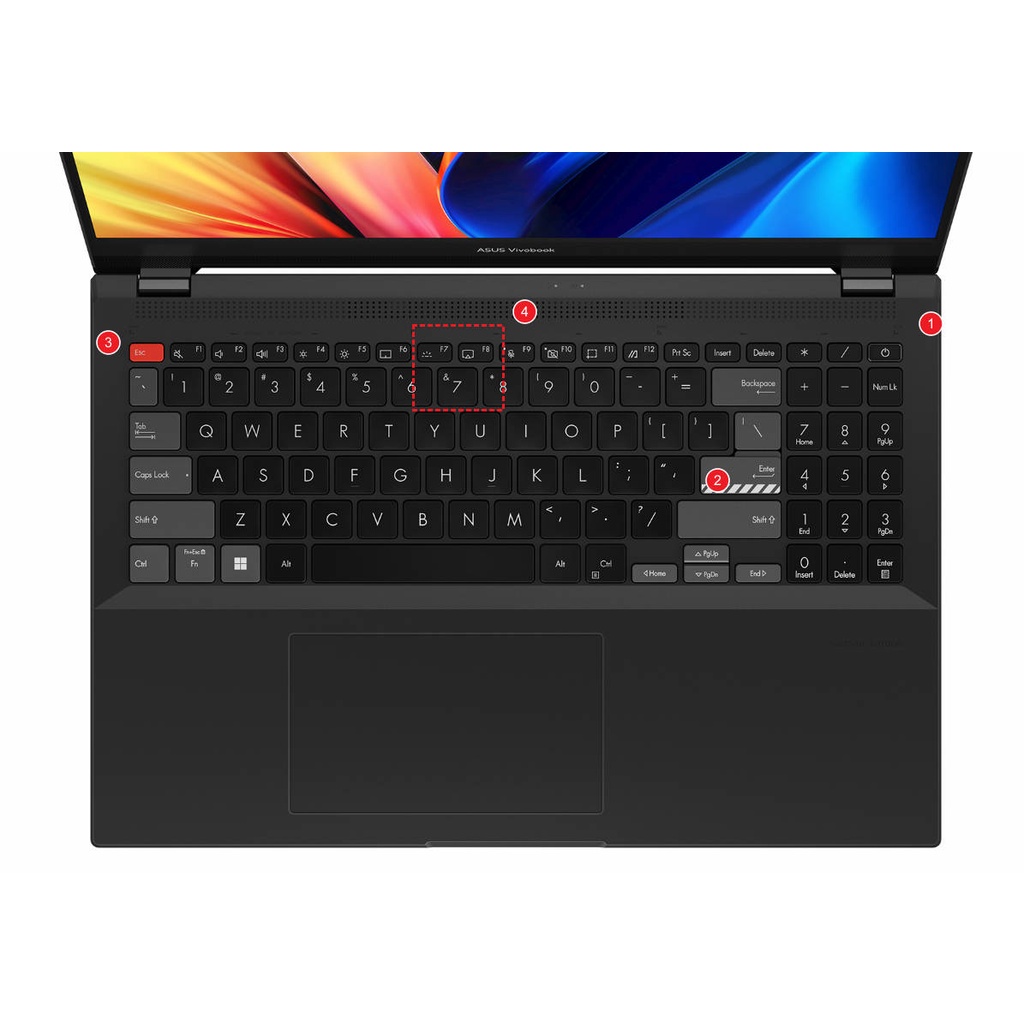Ốp Bảo Vệ Bàn Phím Cho ASUS Vivobook 16X X1603 X1603Z X1603ZA M1603QA M1603Q M1603 16 inch 15X K6501Z M1502IA M1503Q 15.6 "