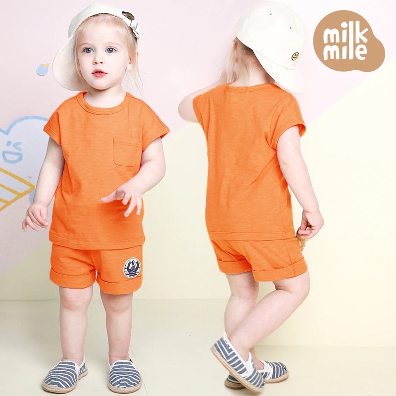 Set MilkMile xuất Hàn form basic cho bé trai/bé gái