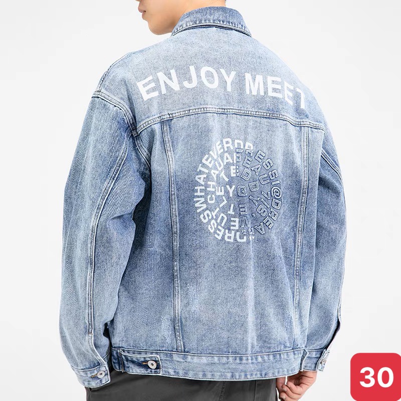 Áo khoác jean nam màu đen rách chất bò cao cấp co dãn 4 chiều, áo khoác rin nam đẹp ADO3 Nhiêu Mẫu Mới