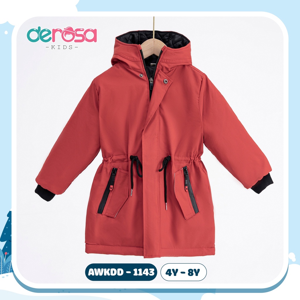 Áo khoác parka đại hàn giữ ấm cực tốt cho bé derosa kids từ 4 đến 8 tuổi - ảnh sản phẩm 2